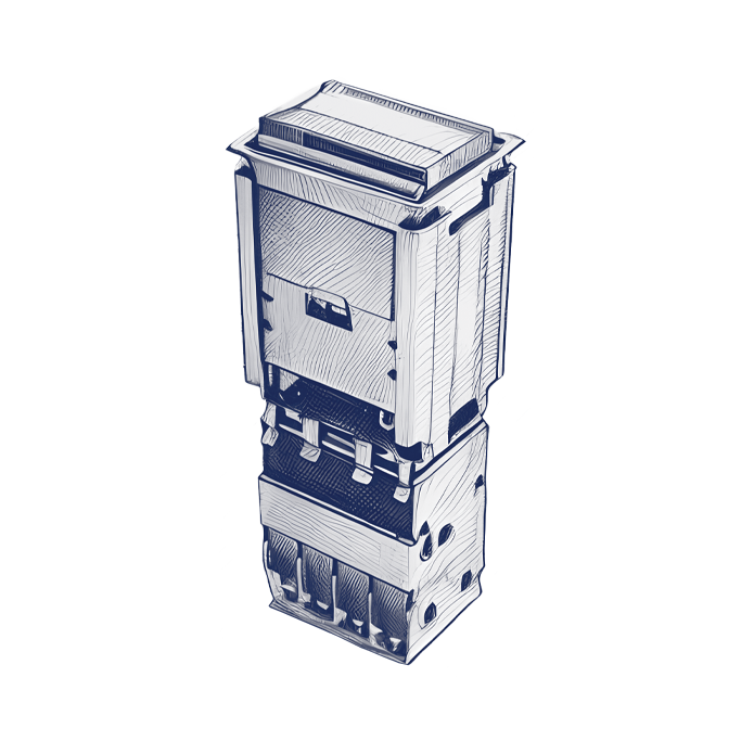 illuminated pushbutton indicator 655 blue